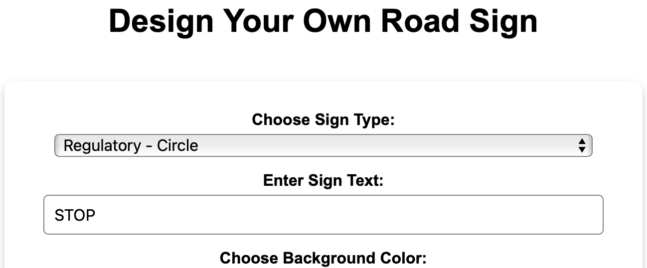 Sign Designer preview